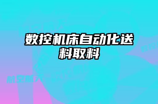 數(shù)控機(jī)床自動化送料取料
