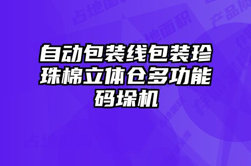 自動(dòng)包裝線包裝珍珠棉立體倉多功能碼垛機(jī)
