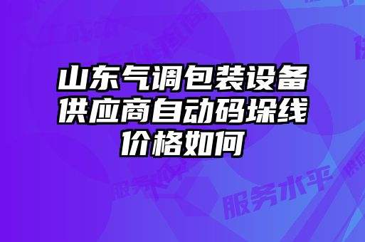 山東氣調(diào)包裝設(shè)備供應(yīng)商自動碼垛線價(jià)格如何